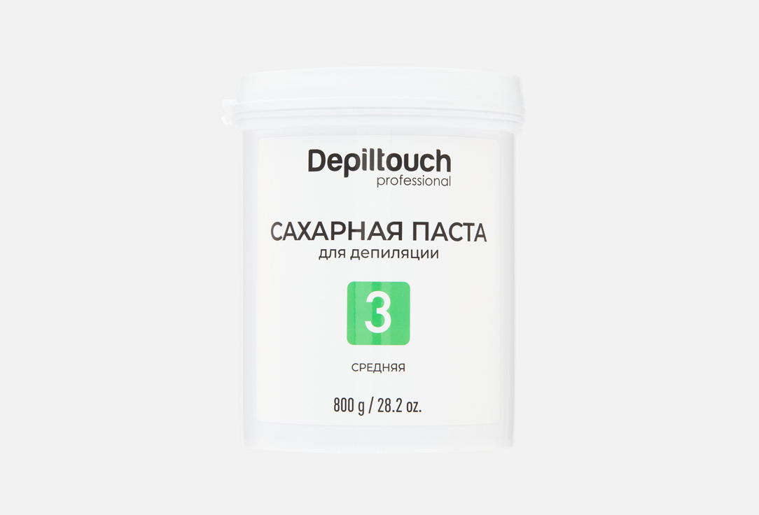 

Сахарная паста для депиляции DEPILTOUCH PROFESSIONAL, Depilatory Sugar Paste Medium №3 800 г