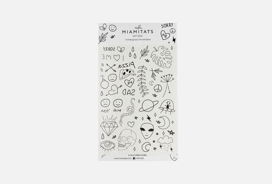 Изображение товара Переводные тату MIAMITATS Stick and Poke (maxi)