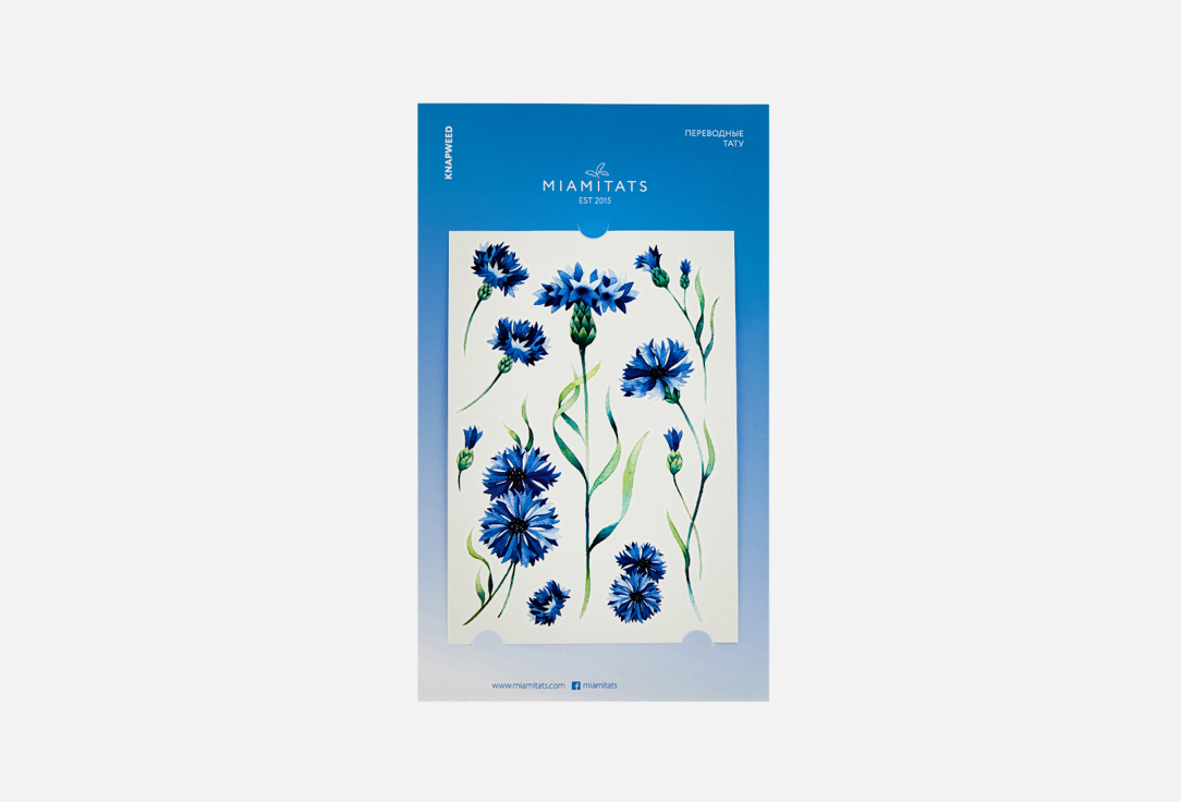 

Переводные тату MIAMITATS, Knapweed (middle) 1 шт