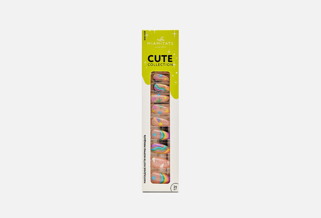 

Набор накладных ногтей MIAMITATS, CUTE Baby star 1 шт