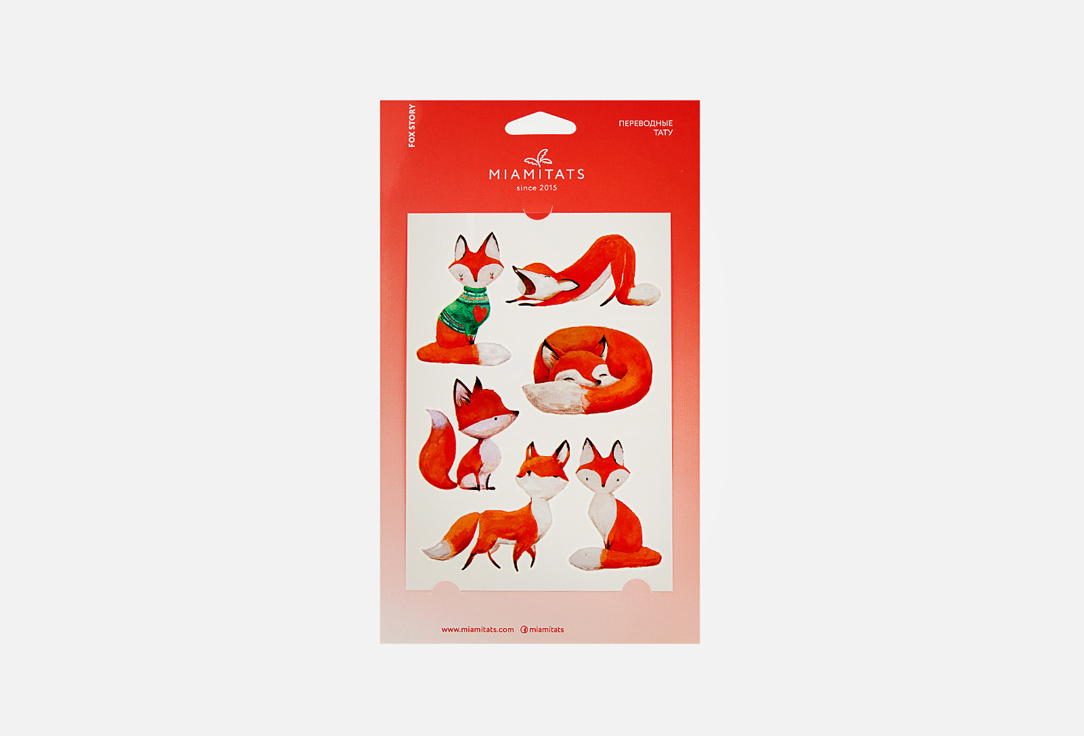 

Переводные тату MIAMITATS, KIDS Fox story (middle)