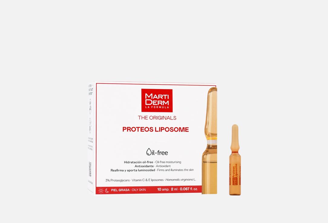 Изображение товара Ампулы для жирной, обезвоженной кожи, 10*2 мл MARTIDERM The Originals Proteos Liposome