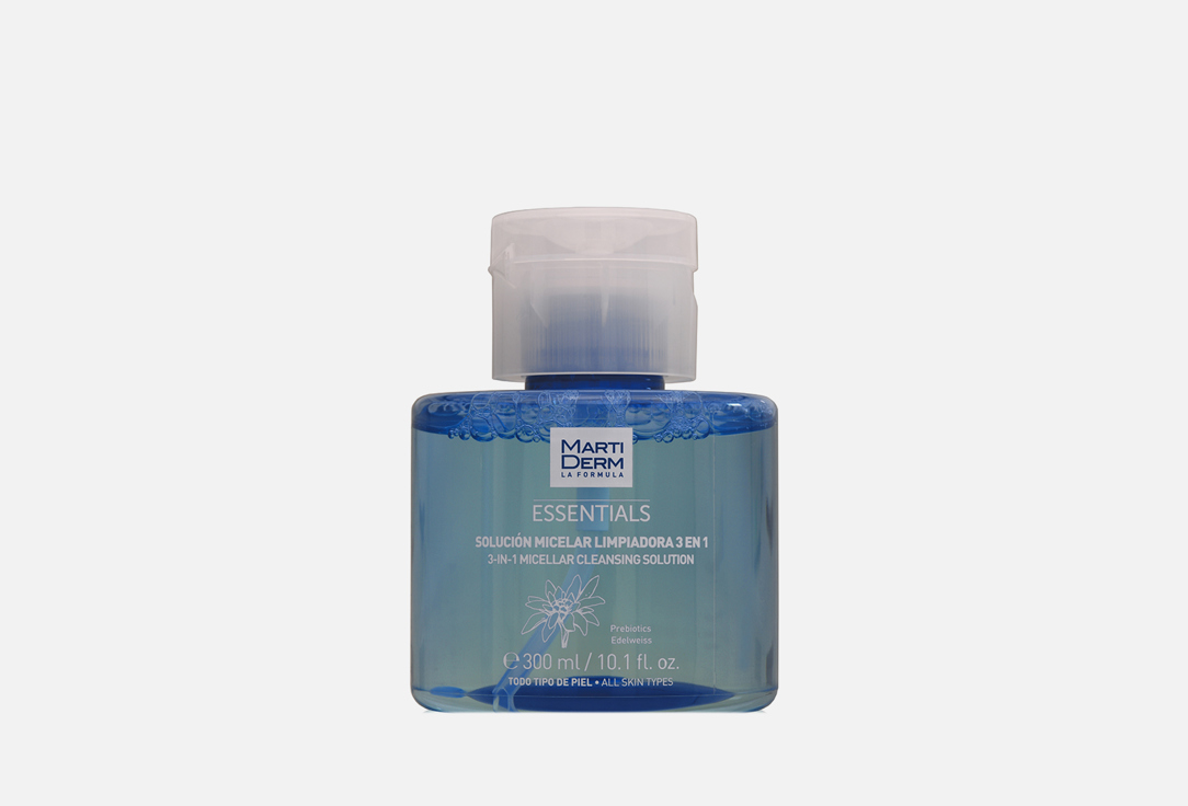Раствор 3в1 очищающий мицеллярный MARTIDERM Essential Solución Micelar Limpiadora  300 мл