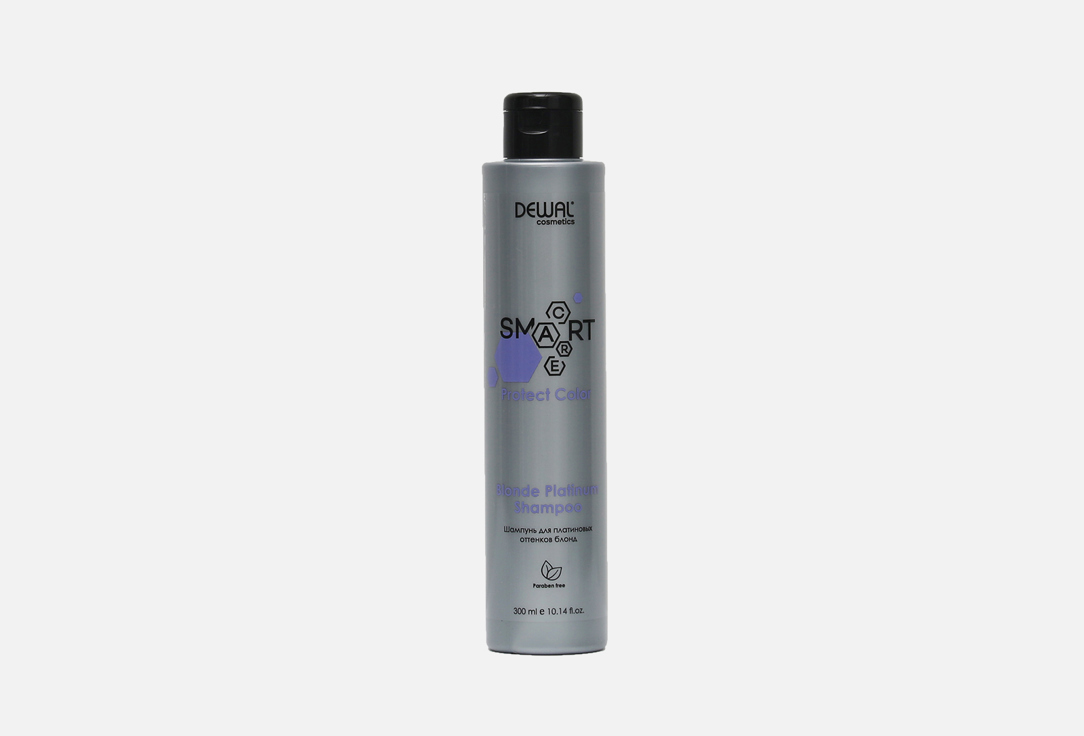 Шампунь для платиновых оттенков блонд  Dewal Cosmetics SMART CARE Protect Color Blonde Platinum Shampoo 