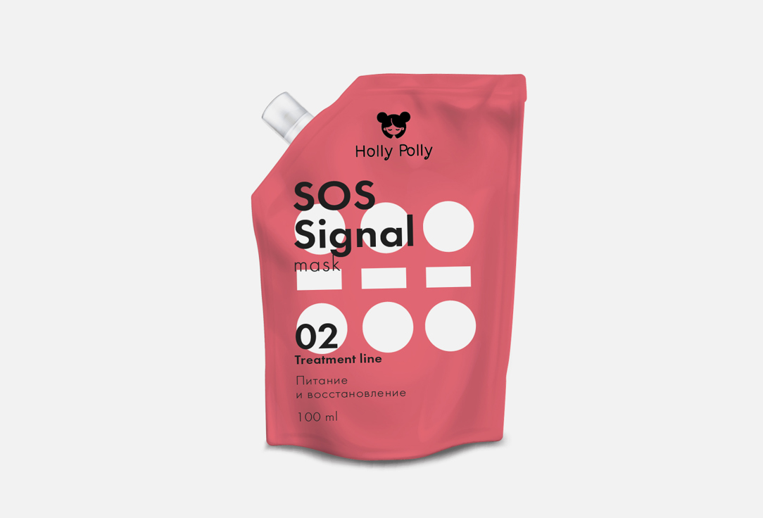 цена маска для волос экстра-питательная HOLLY POLLY SOS-signal 100 мл