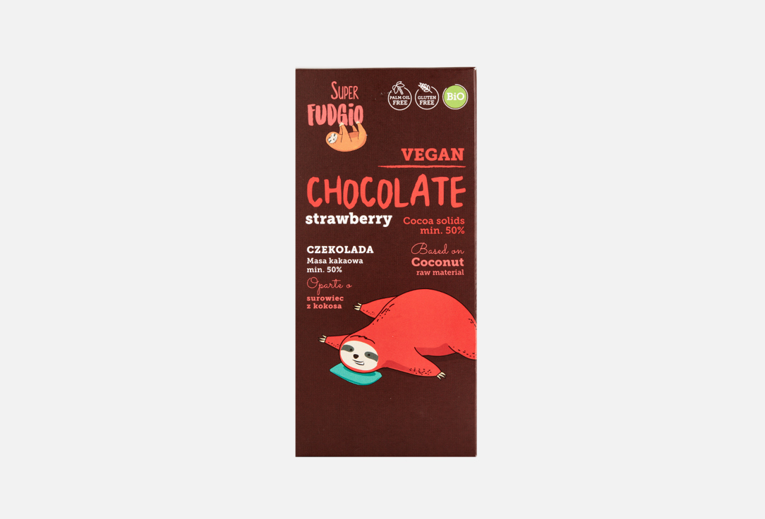 Шоколад  Super Fudgio с клубникой  