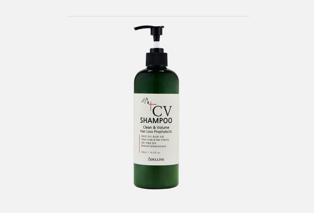 Шампунь против выпадения волос ADELLINE Clean & Volume Shampoo 500 мл шампунь фитоэссенциальный против выпадения 100 мл