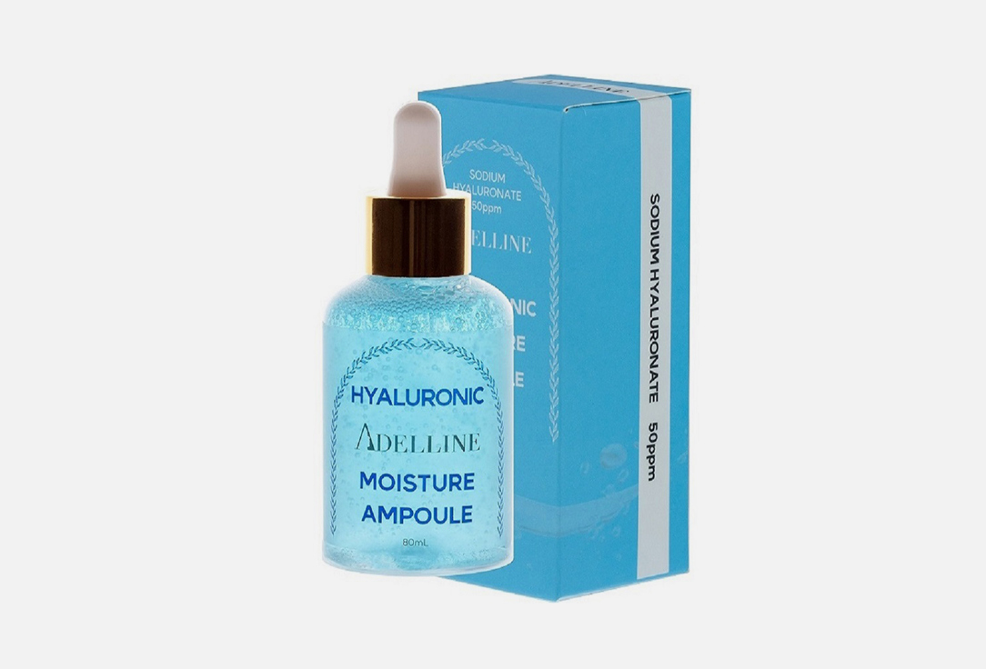 Ампульная сыворотка с гиалуроновой кислотой ADELLINE Hyaluronic Moisture Ampoule 80 мл ампульная сыворотка с гиалуроновой кислотой adelline hyaluronic moisture ampoule 80 мл