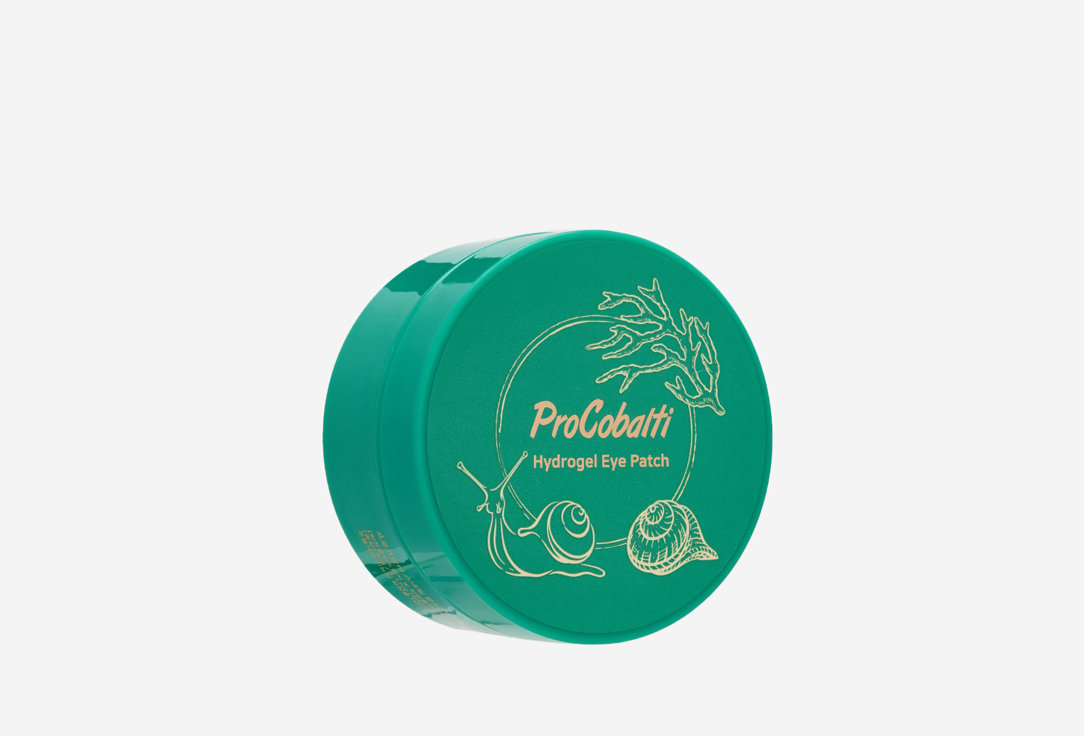 Изображение товара Гидрогелевые патчи для области вокруг глаз с муцином улитки и морскими водорослями ProCobalti Snail Mucin & Seaweed Hydrogel Eye Patch