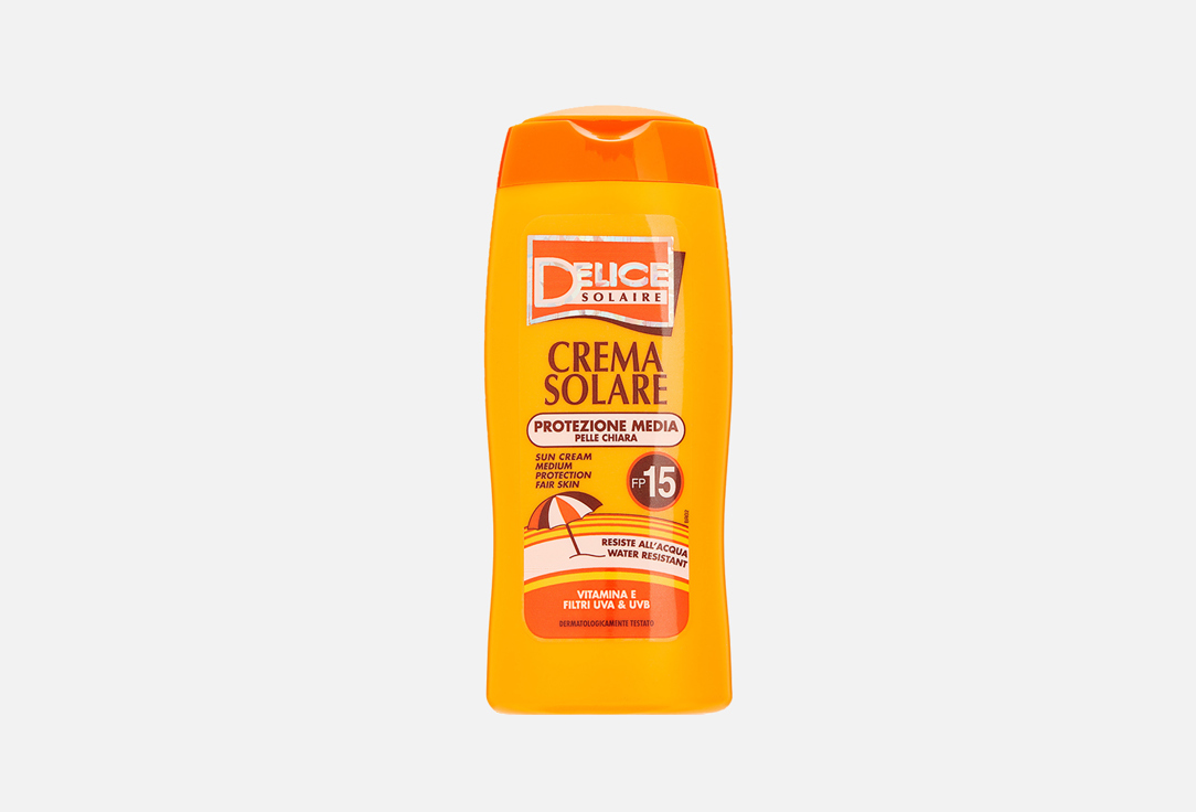 

Крем солнцезащитный SPF15 DELICE SOLAIRE, Crema SOLAIRE 250 мл