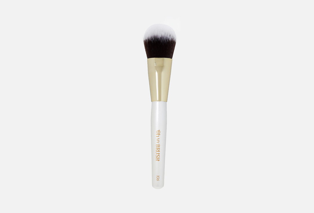 Изображение товара Кисть для тона и коррекции OH MY BRUSH Big flat foundation brush 106