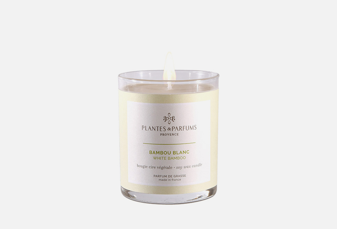 Аромасвеча Plantes et Parfums de Provence Scented Vegetable Candle White Bamboo 