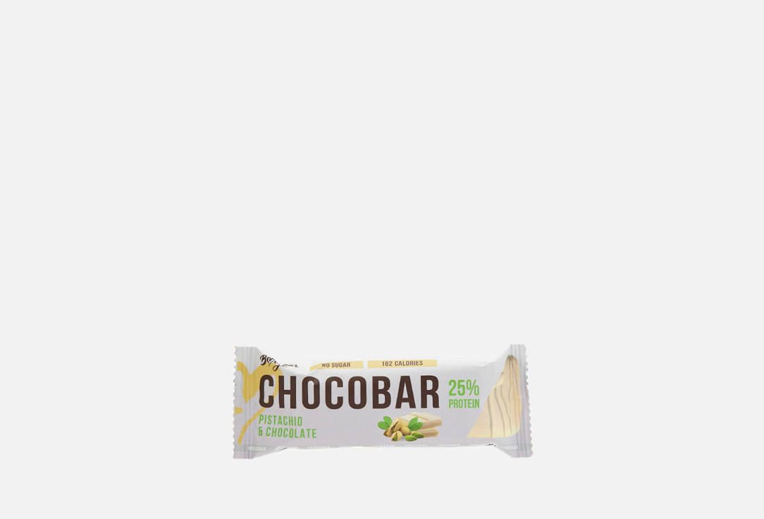 Протеиновый батончик Фисташка с шоколадом BOOTYBAR CHOCOBAR 1 шт bootybar chocobar 40 г коробка 30 шт кокосово земляничный пирог