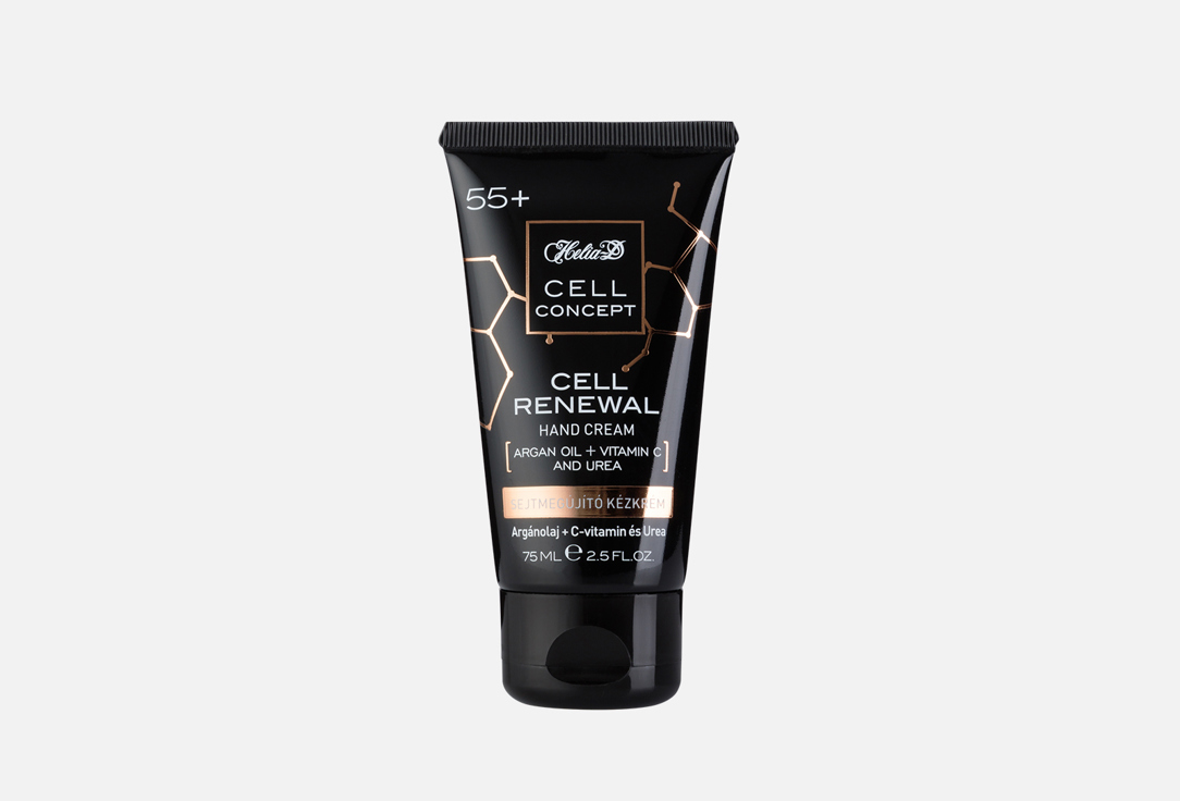крем для рук против морщин 55 + HELIA-D Cell Concept Cell Renewal Hand Cream 55+ 75 мл helia d helia d classic anti wrinkle ночной крем для лица против морщин