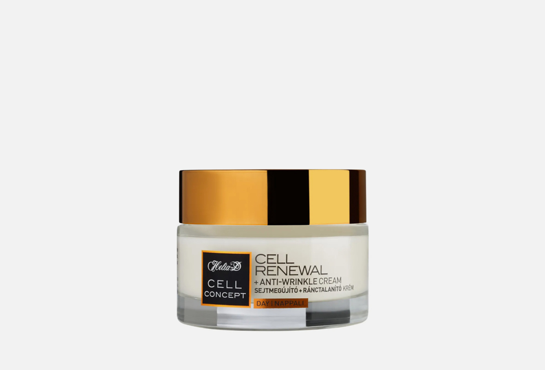 крем антивозрастной, дневной 55+ HELIA-D Cell Concept Cell Renewal + Anti-Wrinkle Day Cream 50 мл крем для рук против морщин 55 helia d cell concept cell renewal hand cream 55 75 мл