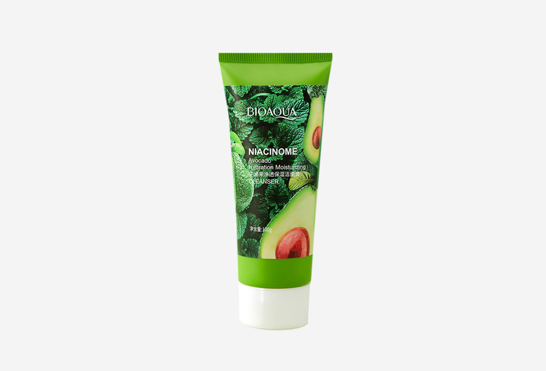 Очищающая воздушная пенка для умывания BIOAQUA с экстрактом авокадо 