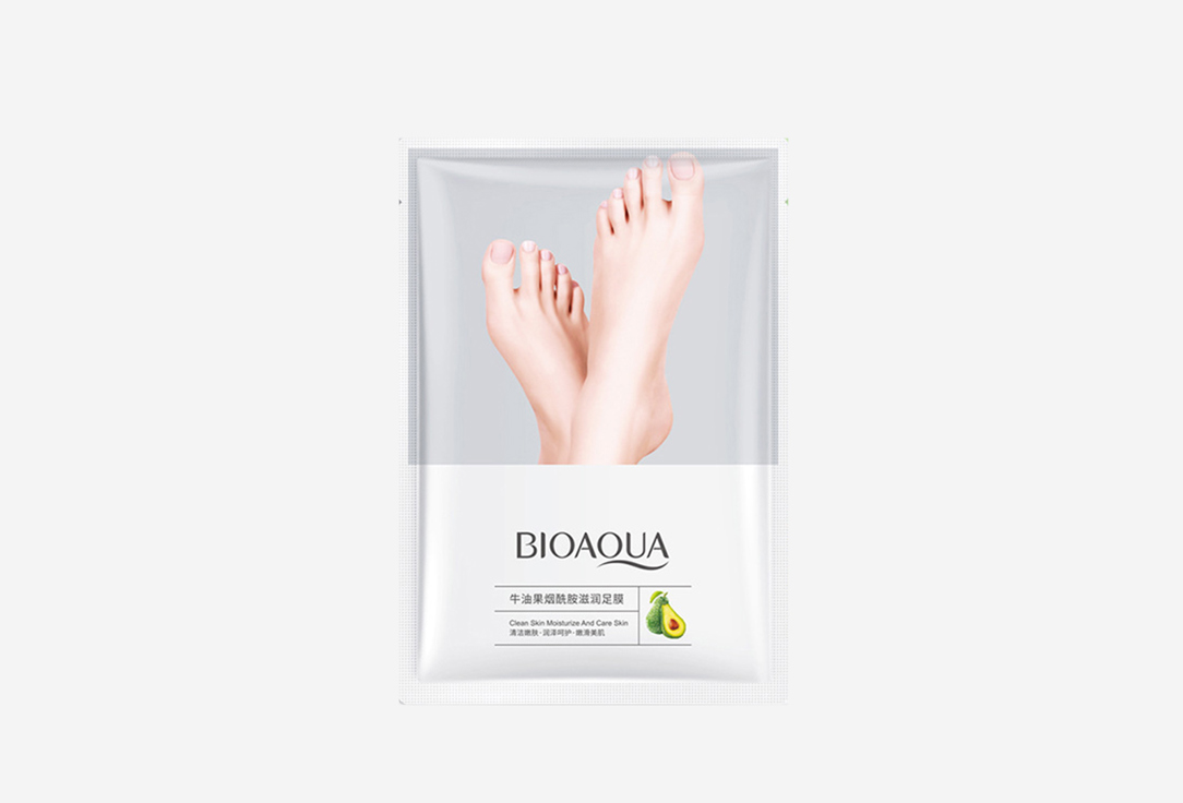 Питательная маска-носочки для ног BIOAQUA С экстрактом авокадо 35 г