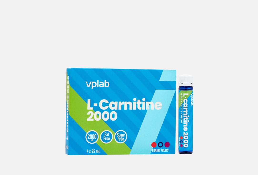 Биологически активная добавка VPLAB L-Carnitine 2000, лесные ягоды, 25мл 
