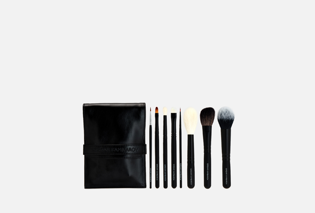 Изображение товара Дорожный набор кистей для макияжа Serdar Kambarov Travel set компактный и качественный