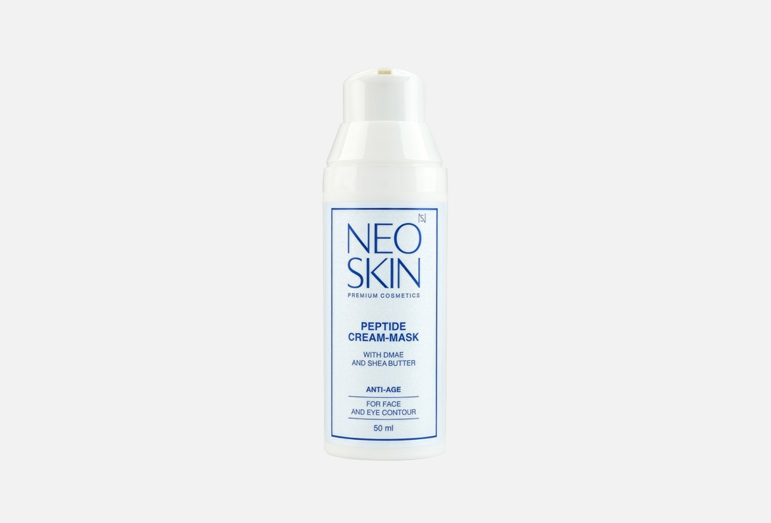 

крем-маска для лица и кожи вокруг глаз NEO SKIN, Peptide with DMAE and shea butter 50 мл