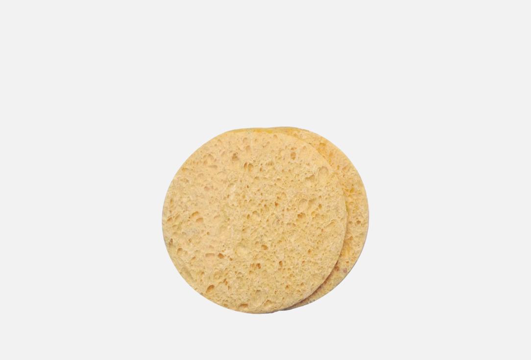 Изображение товара Спонжи для очищения лица из натуральной целлюлозы BASICARE NATURAL CELLULOSE CLEANSING SPONGES ROUND