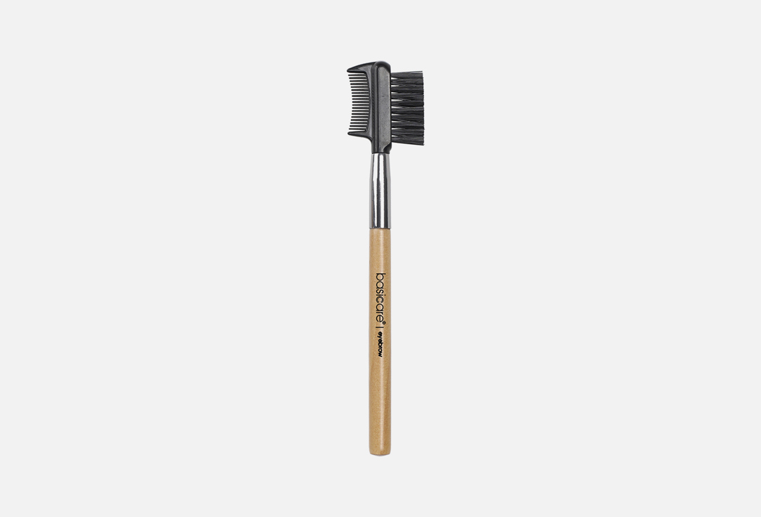 Щёточка-расчёска для бровей и ресниц BASICARE EYEBROW/LASH GROOMER 1 шт аксессуары для макияжа basicare щёточка расчёска для бровей и ресниц