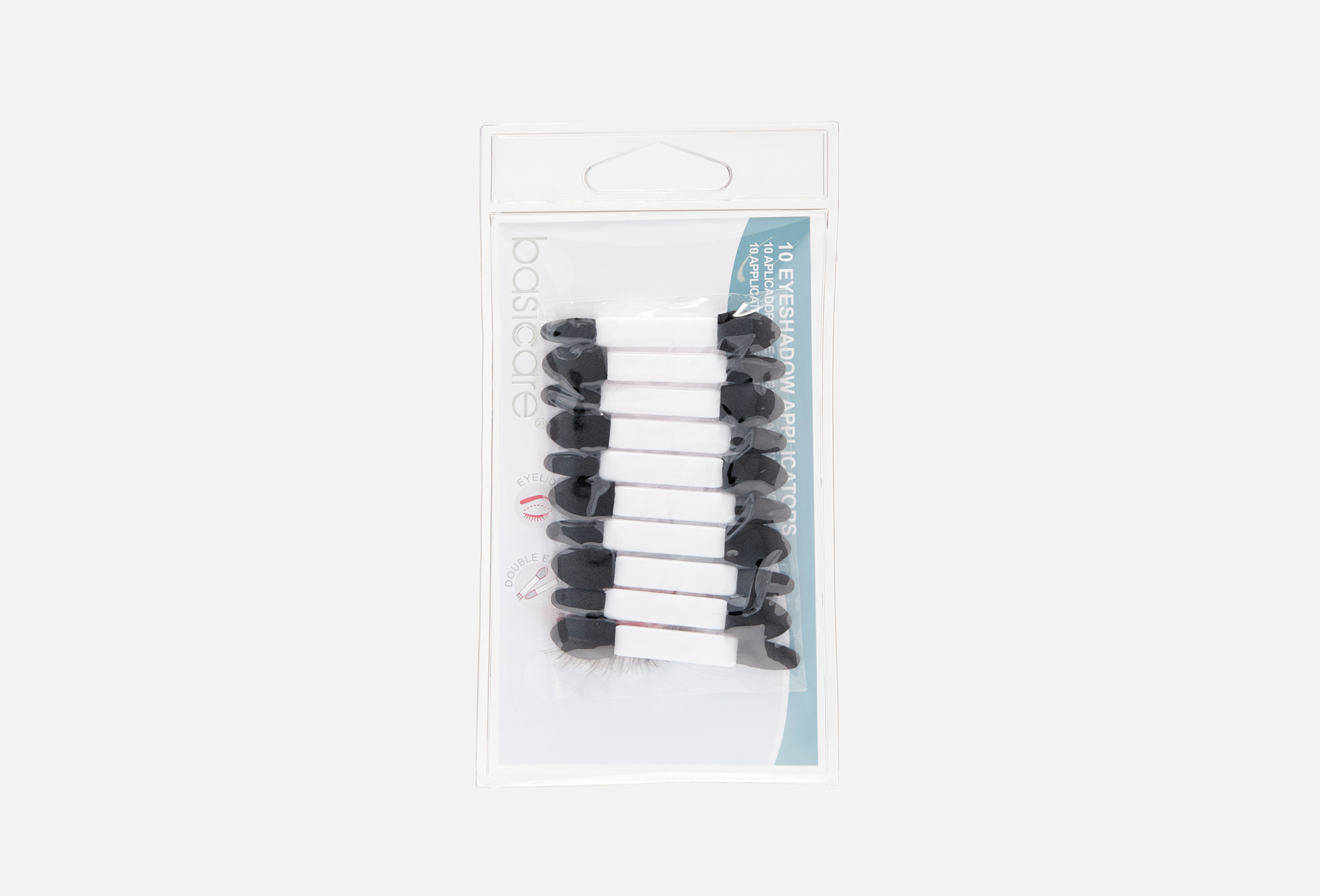BASICARE Аппликаторы для теней EYESHADOW APPLICATORS DOUB 10 шт ...