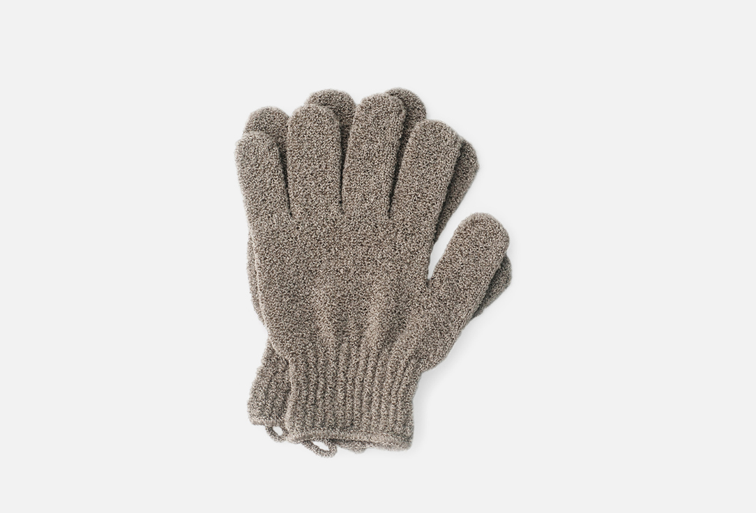 Перчатки для пилинга BASICARE EXFOLIATING NYLON BODY GLOVES-mocha 1 шт мочалка перчатка для массажа и пилинга cleanlogic detoxify exfoliating body gloves 2 шт