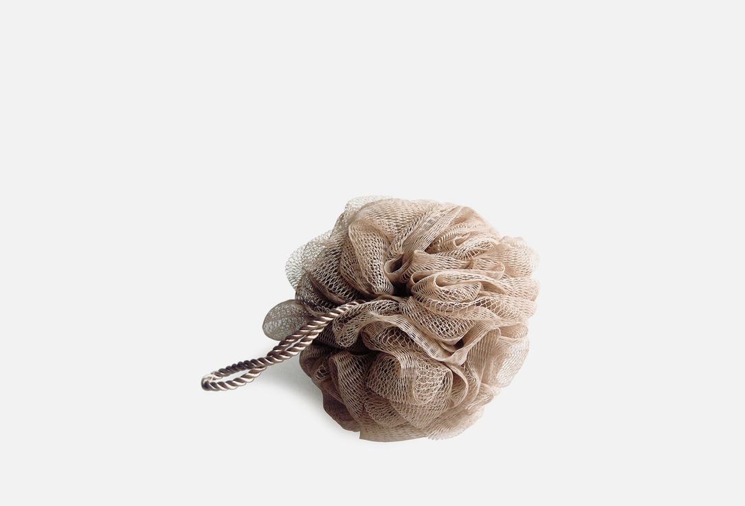 Изображение товара Мочалка со шнуром BASICARE LUXE Мокко для тела и лица