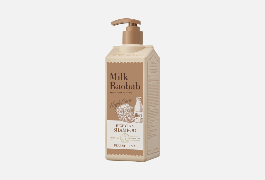 Шампунь MILK BAOBAB High Cera Shampoo 500 мл лосьон milk baobab high cera body 250 мл
