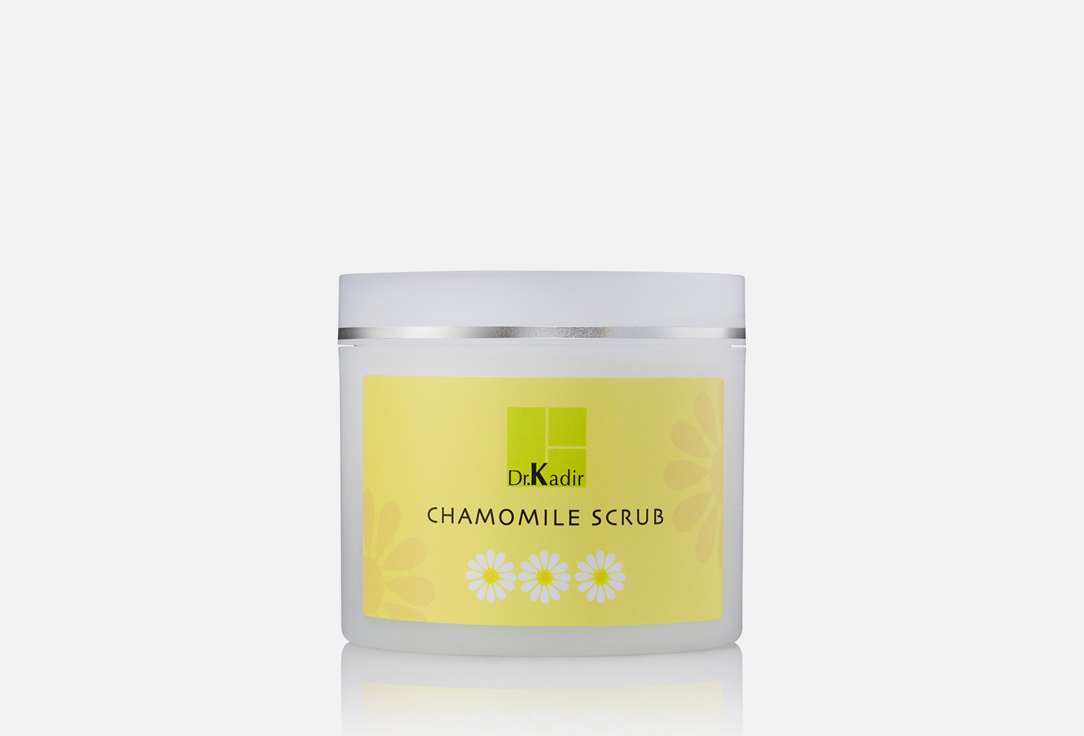 Скраб с экстрактом ромашки DR. KADIR Chamomile Scrub 250 мл тоник для нормальной кожи dr kadir rose chamomile 250 мл