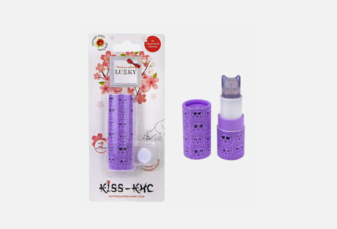 

Стик парфюмированный LUKKY, Stick Perfumed Kiss-Kitty Mountain Peony 5 г