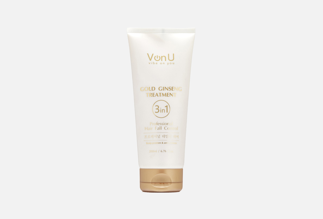 Уход для волос с экстрактом золотого женьшеня Von U Hair care with Golden Ginseng extract 