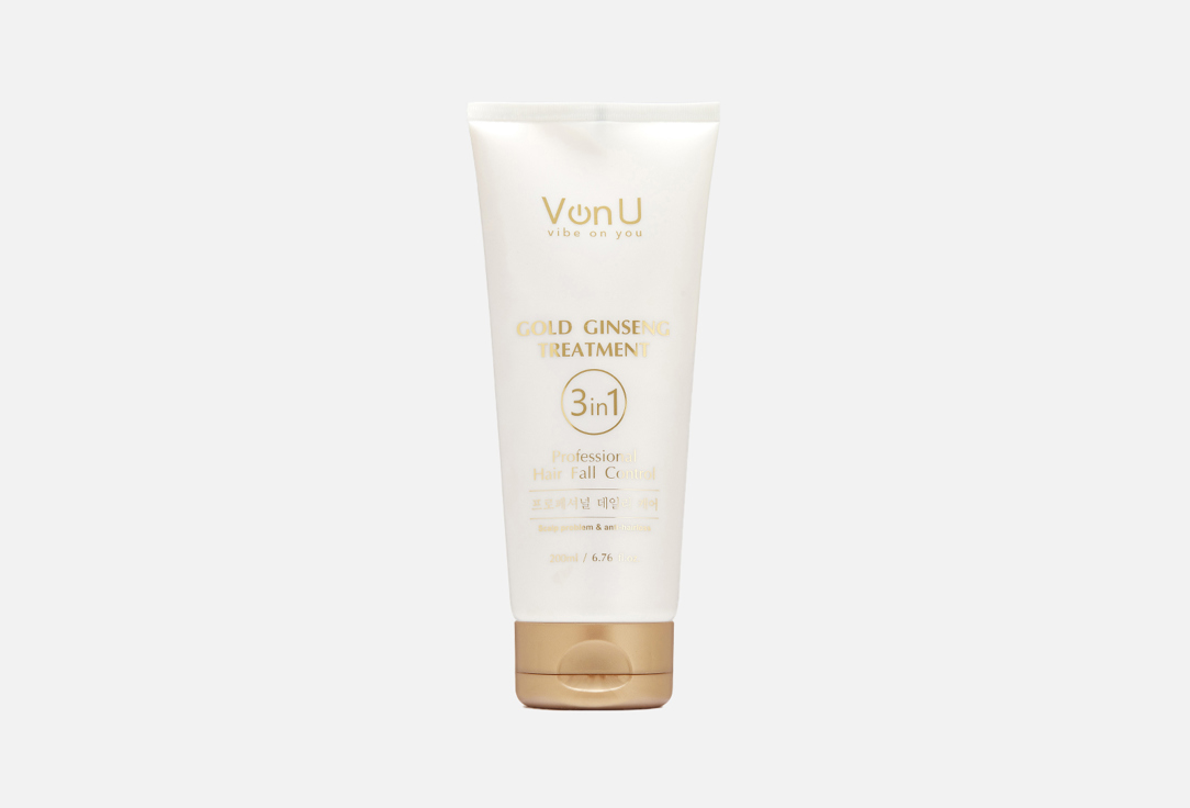 Уход для волос с экстрактом золотого женьшеня Von U Hair care with Golden Ginseng extract 