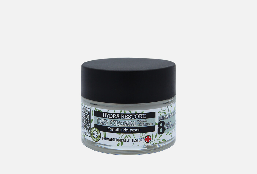 Восстанавливающий и увлажняющий дневной крем для лица с uva и uvb фильтрами NOSTRUM Hydra Restore Day Cream UVA-UVB filtres 50 мл