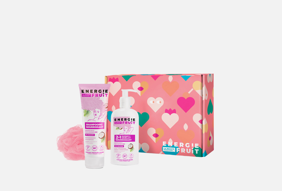 Изображение товара Подарочный набор для питания волос ENERGIE FRUIT ORGANIC COCONUT OIL & SHEA BUTTER