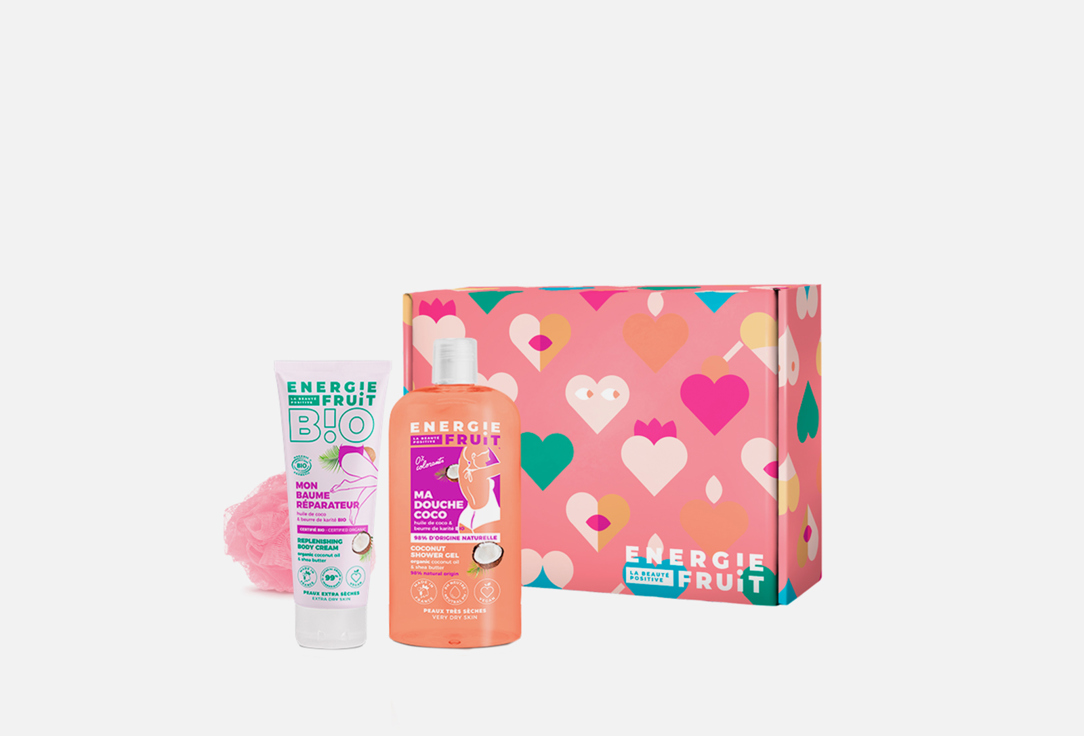 Изображение товара Подарочный набор для тела восстанавливающий ENERGIE FRUIT ORGANIC COCONUT OIL & SHEA BUTTER