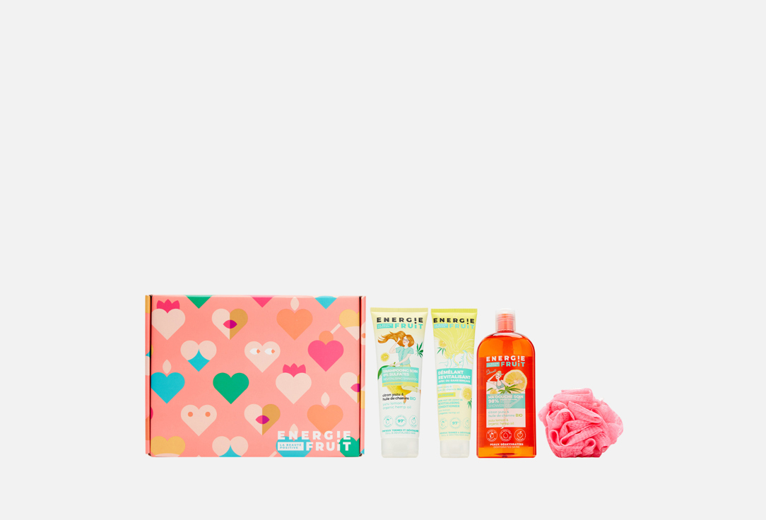 

Подарочный набор для тела тонизирующий ENERGIE FRUIT, YUZU LEMON & ORGANIC HEMP OIL 1 шт