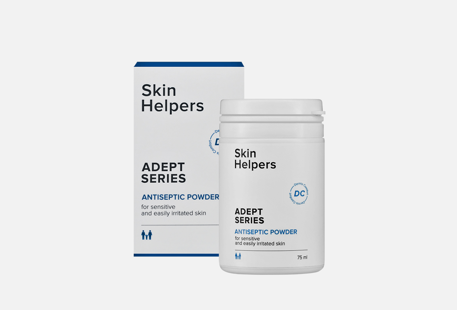Skin Helpers Антисептическая пудра Antiseptic powder 75 мл — купить в ...