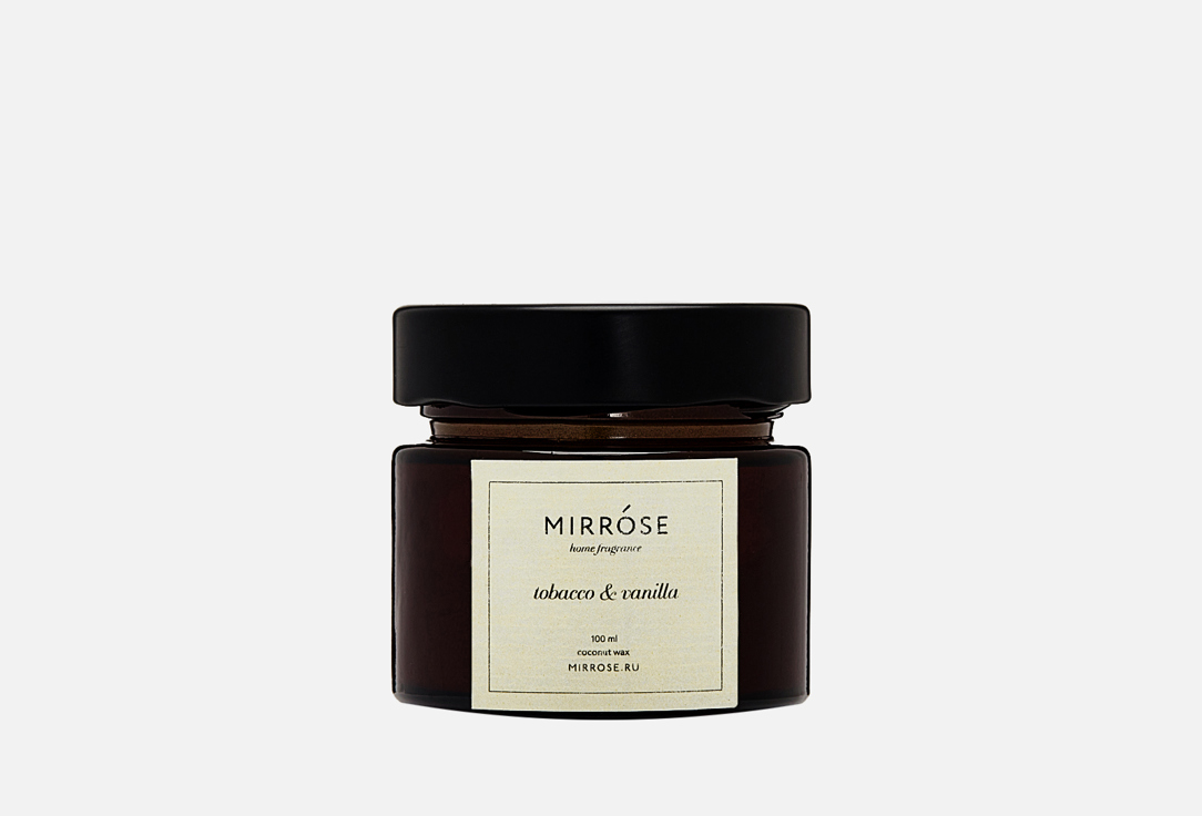 Изображение товара Ароматическая свеча MIRRÓSE Tobacco vanilla 100 мл для дома & интерьера