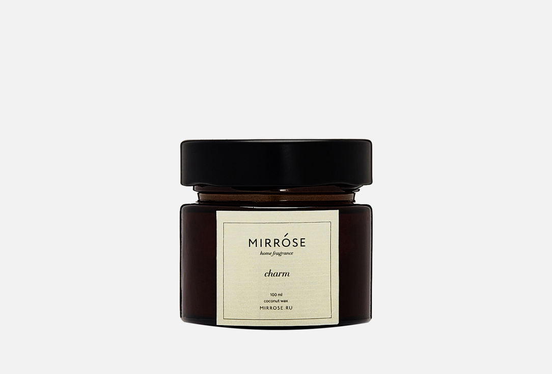 Изображение товара Свеча ароматическая в стекле MIRRÓSE Charm 100 мл с белым мускусом и розой