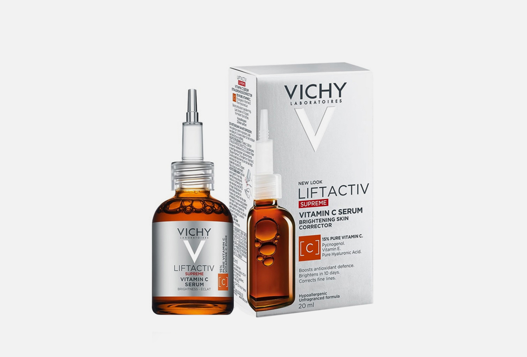 Концентрированная сыворотка с витамином С для сияния кожи VICHY LIFTACTIV SUPREME 