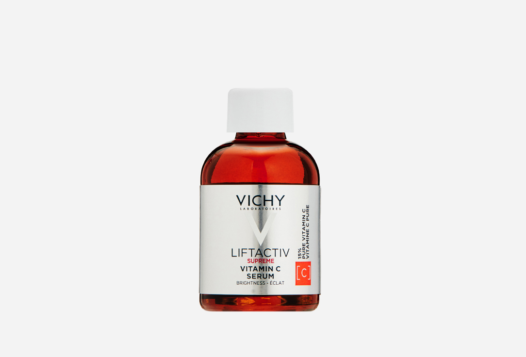 Концентрированная сыворотка с витамином С для сияния кожи VICHY LIFTACTIV SUPREME 20 мл сыворотка для сияния кожи концентрированная с витамином с liftactiv supreme vichy виши 20мл