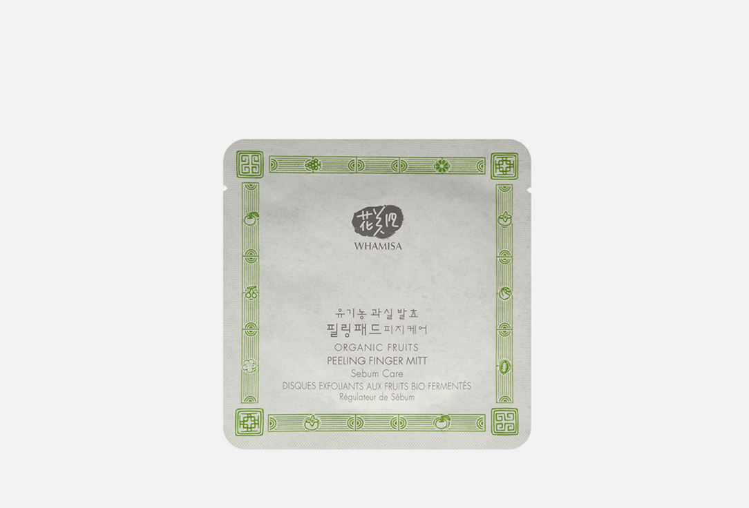 

Спонжи для пилинга на основе фруктовых ферментов, (мини) WHAMISA, Organic Seeds 1 шт