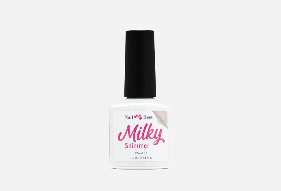 Гель-лак для ногтей Nail Best Milky 1