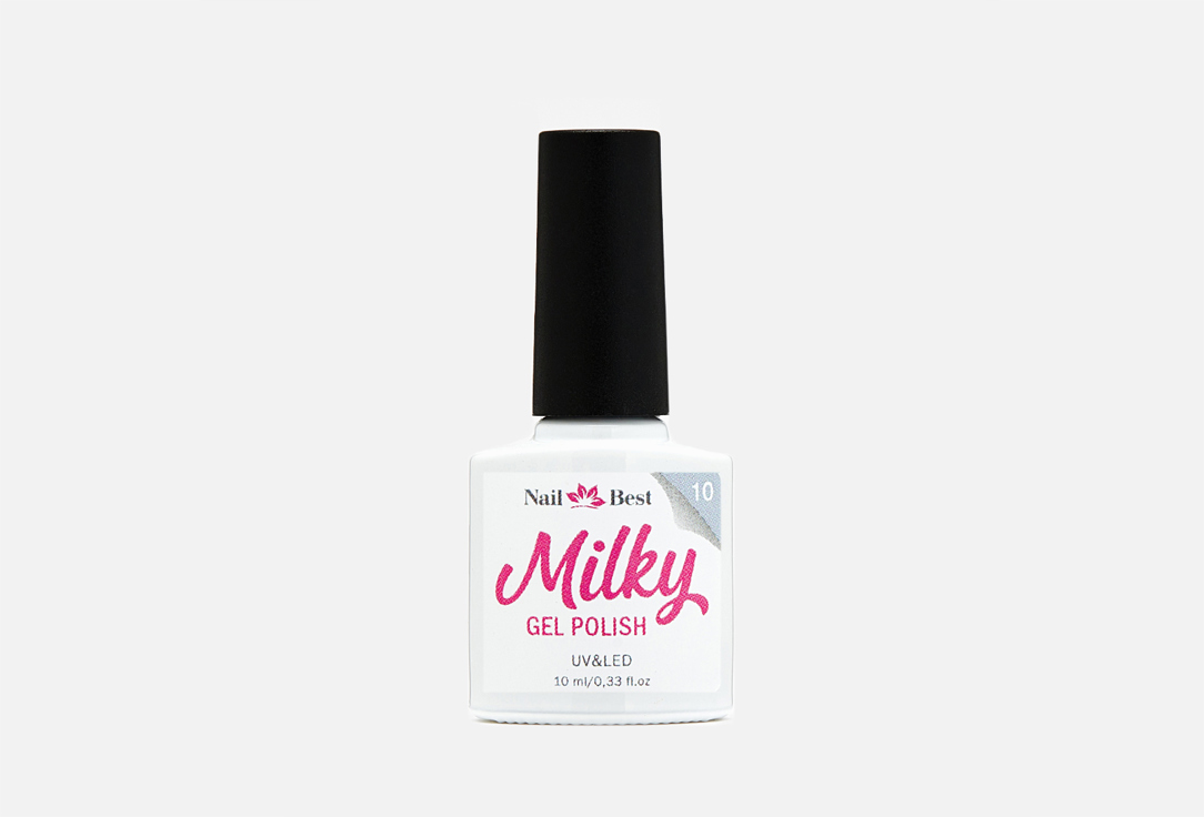 Гель-лак для ногтей Nail Best Milky 10