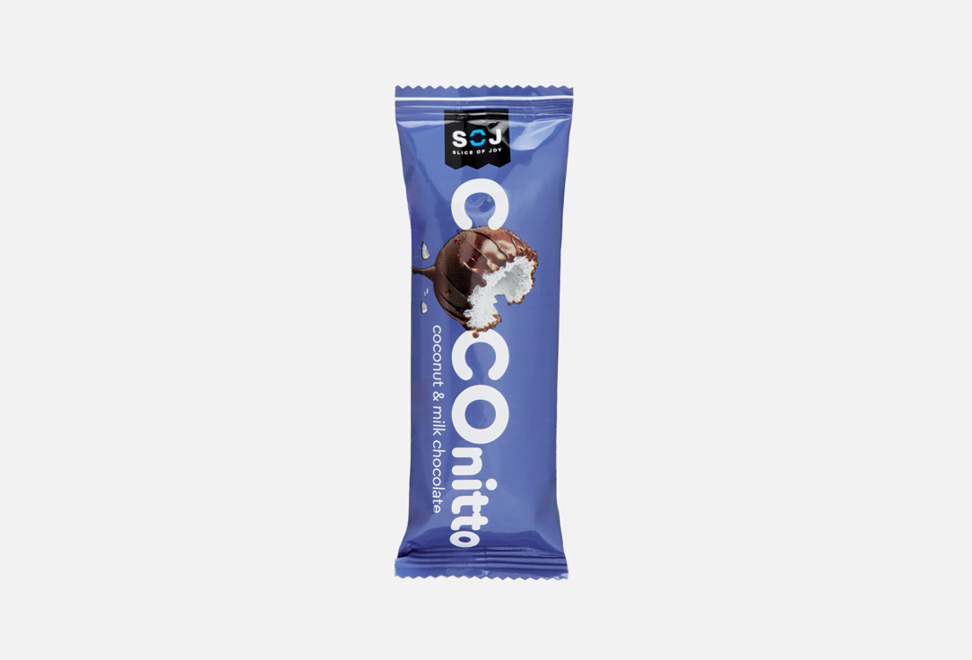 Изображение товара Кокосовый батончик SOJ Coconut bar в молочном шоколаде 40 г