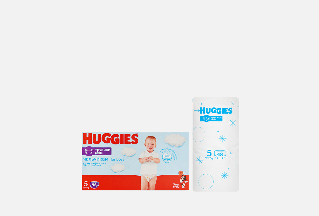 Трусики-подгузники для мальчиков HUGGIES Disney Box 12-17kg 96 шт