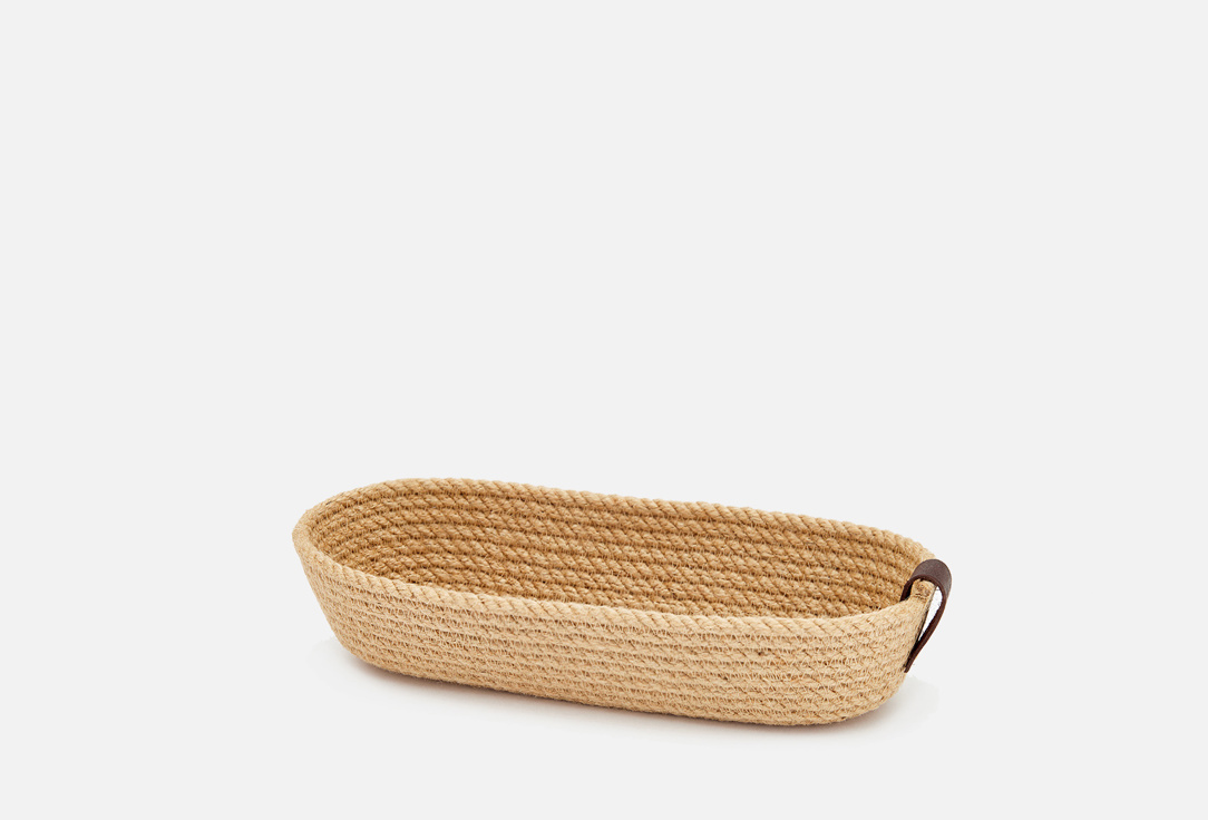 

КОРЗИНА ИЗ ДЖУТА ПОЛЕ, Бежевый, Для приборов и хлеба 1 шт