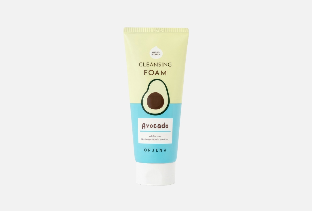 

Пенка для умывания с экстрактом авокадо ORJENA, CLEANSING FOAM Avocado 180 мл